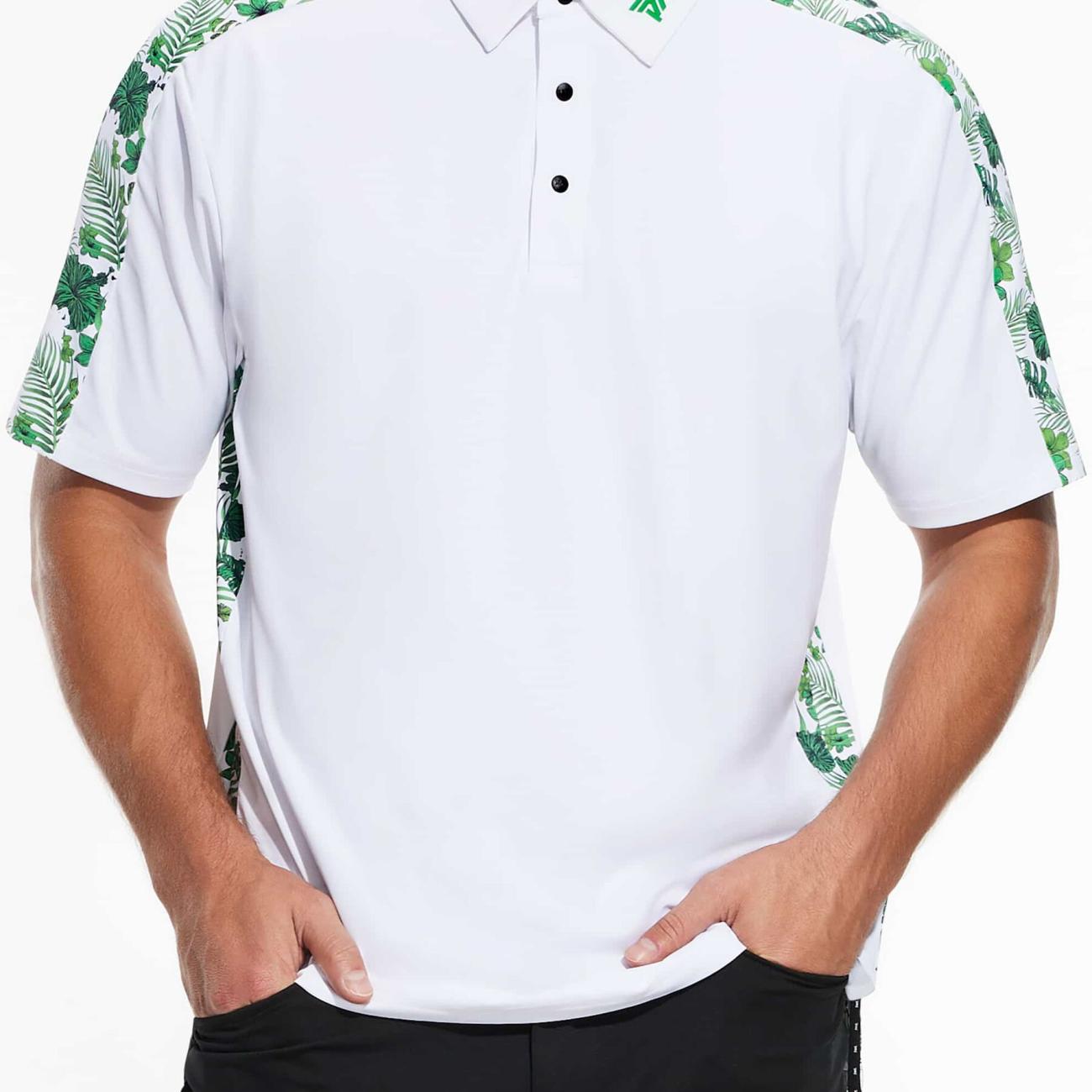 ATHLETIC FIT ALOHA POLO