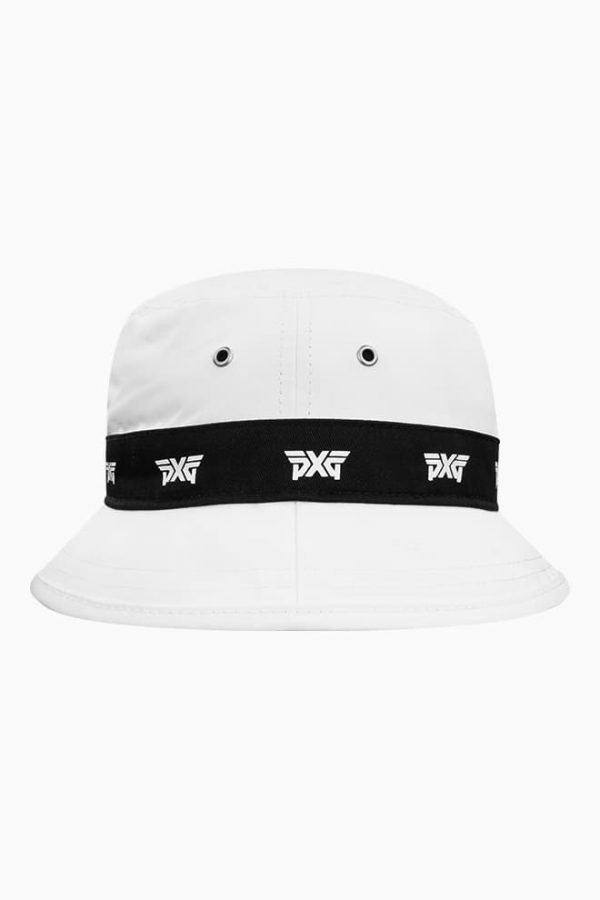 LOGO REPEAT BUCKET HAT