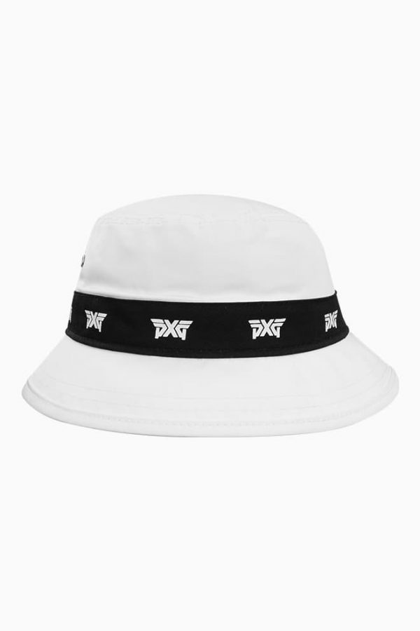 LOGO REPEAT BUCKET HAT