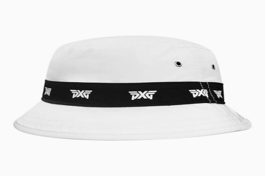 LOGO REPEAT BUCKET HAT