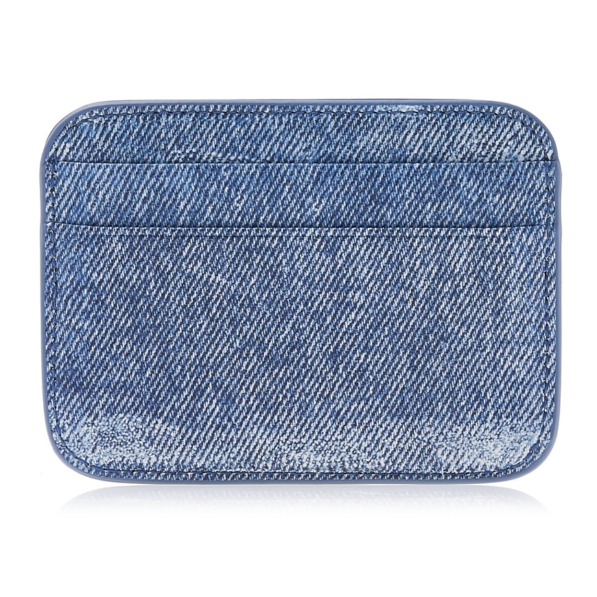 Men's denim print card case