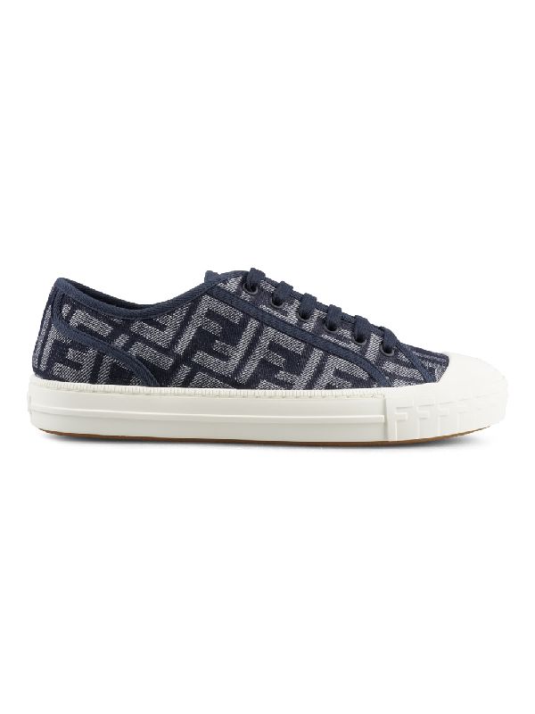 Blue Denim Low Top Sneakers