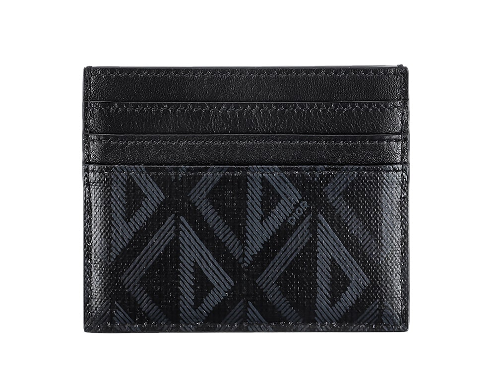 card holder black dior
