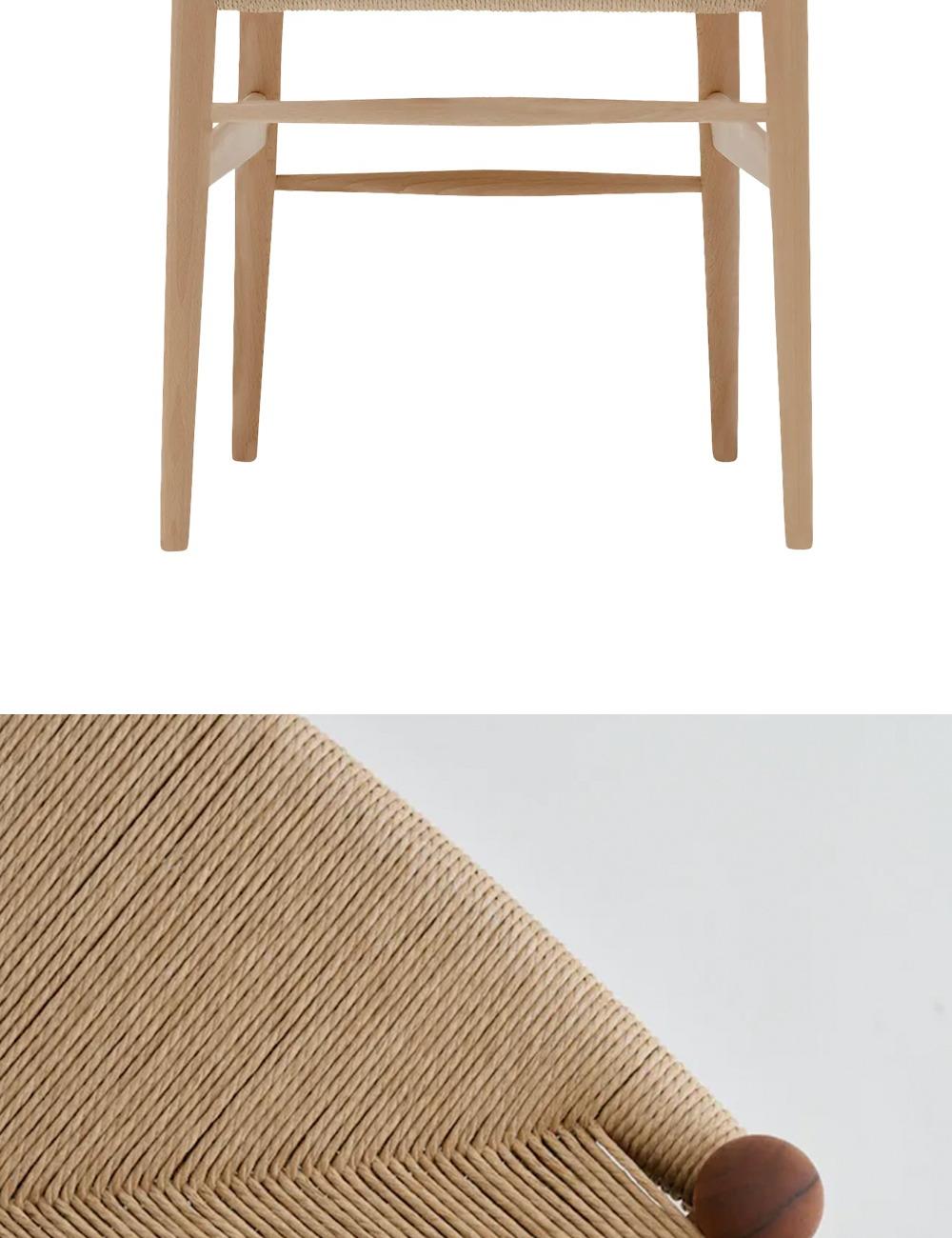 Carl Hansen & Son CH24 Wishbone Chair Beech & Oil Finish Natural Seat