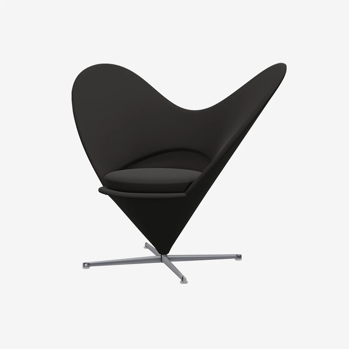 Vitra Heart Cone Chair Tonus Black