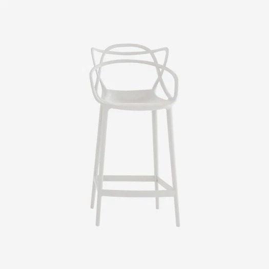Kartell Masters Bar Stool 65cm White  