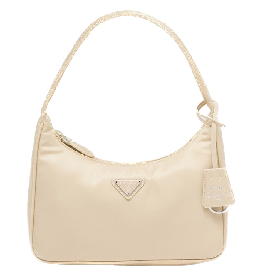 Reedition mini hobo bag prada