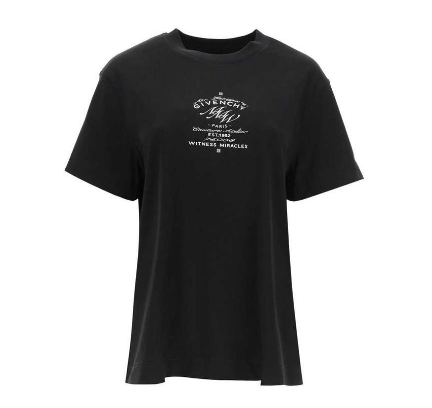 GIVENCHY MMW printed t-shirt in Black