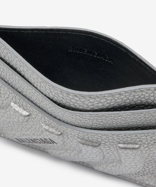 Common Metalized Car Card Holder - Silver 