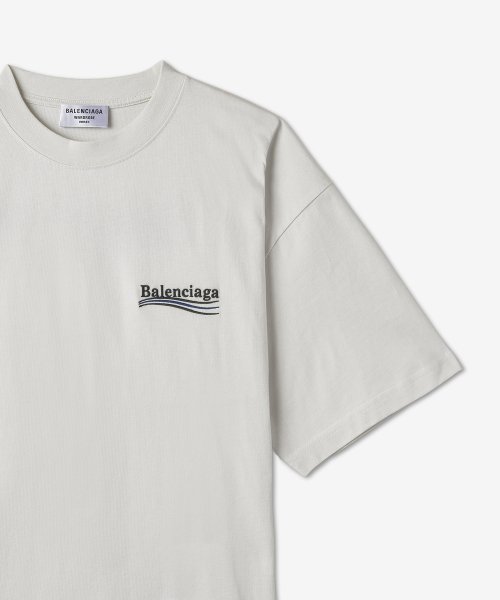 Women's Large Fit Political Campaign Short Sleeve T-Shirt - White