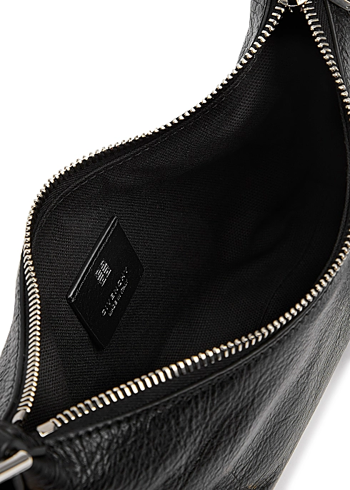 Leather Mini Voyou Bag Black