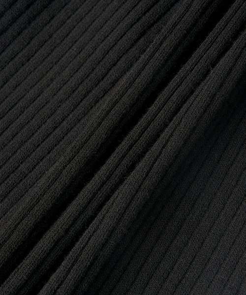 (W) Courreges Knitted Tank Top Reedition Black