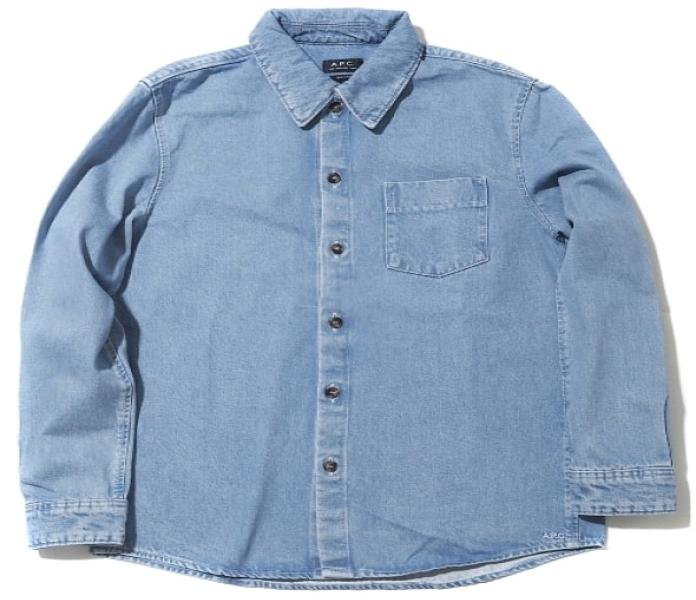 Victorio Denim Logo Overshirt