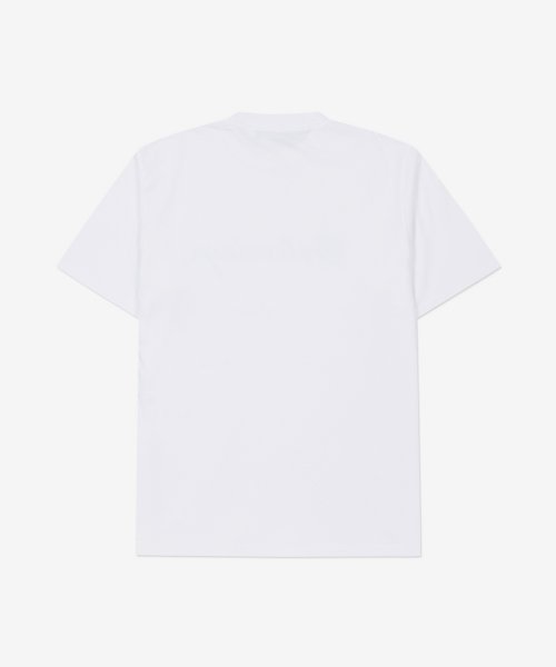 Men's Lettering Logo Print Short Sleeve T-Shirt - White