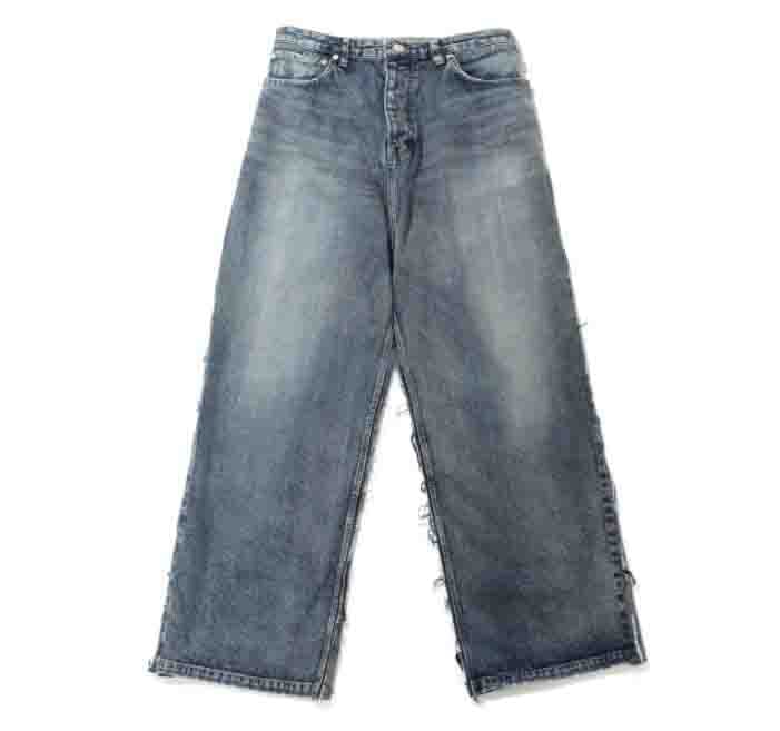 HYBRID BAGGY pants light blue denim