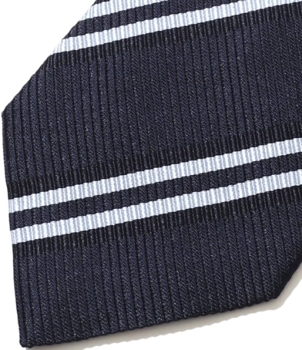 pattern silk tie 23FW