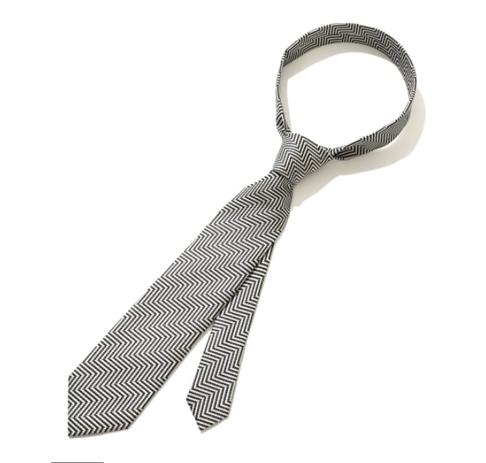 pattern silk tie 23FW multi color