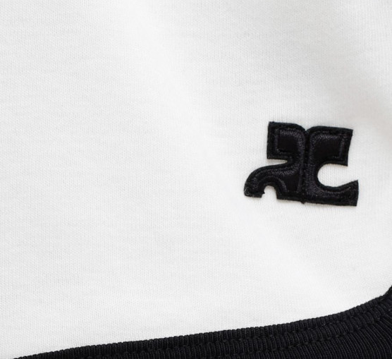 Vinyl logo mini skirt re-edition