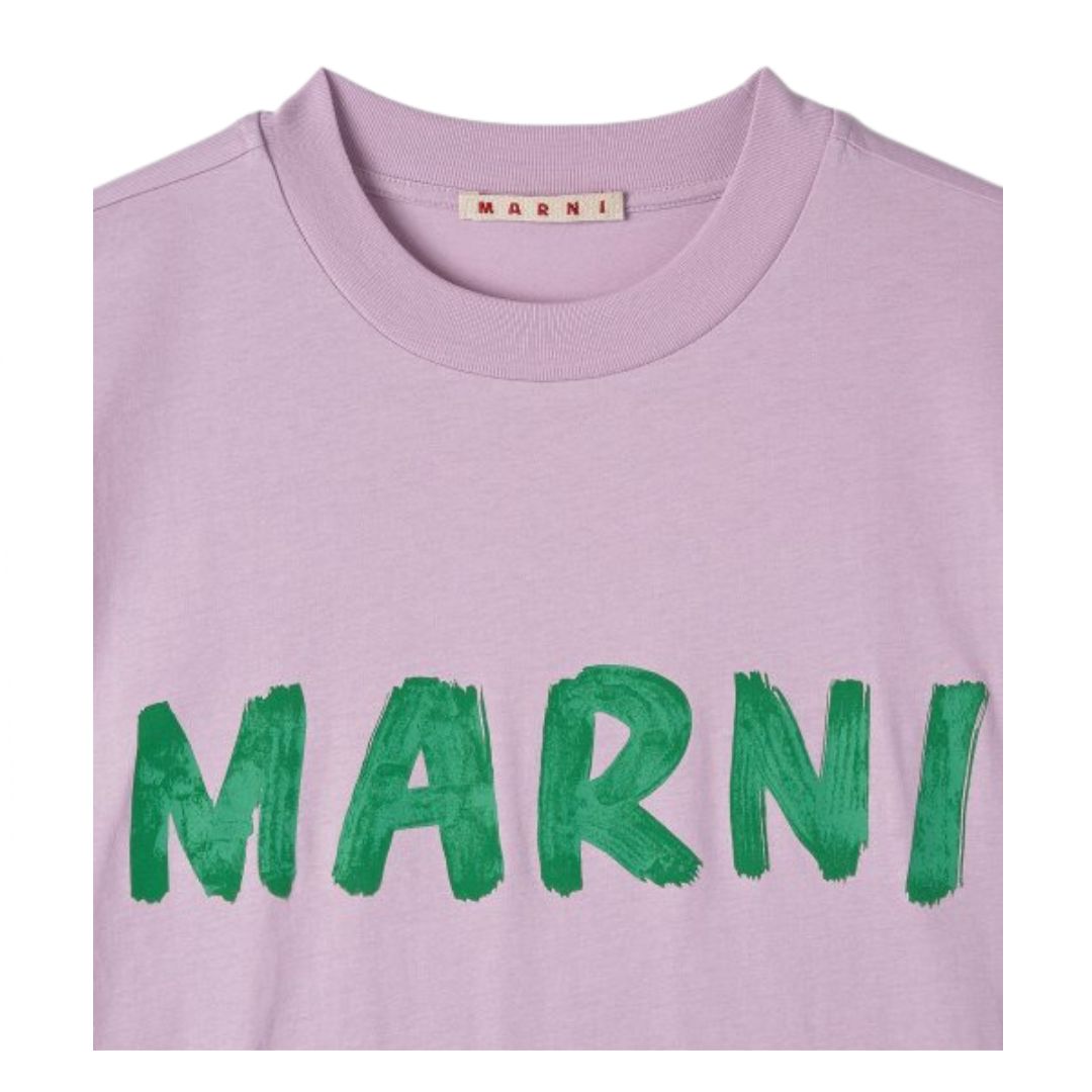 Women's Logo Print Organic Jersey Short Sleeve T-Shirt - Azalea