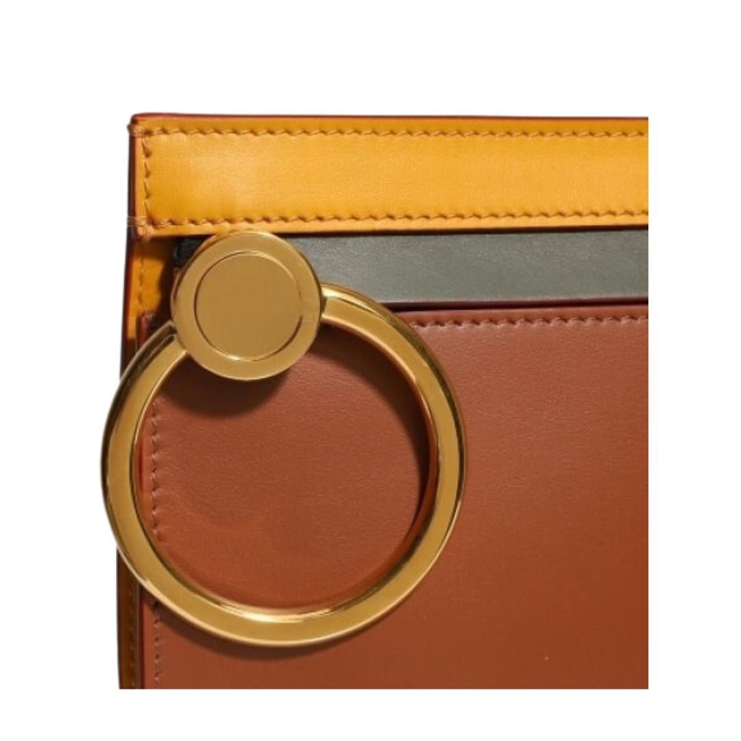 ring flat shoulder bag