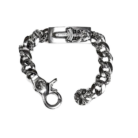 Dagger ID Fancy Clip Bracelet