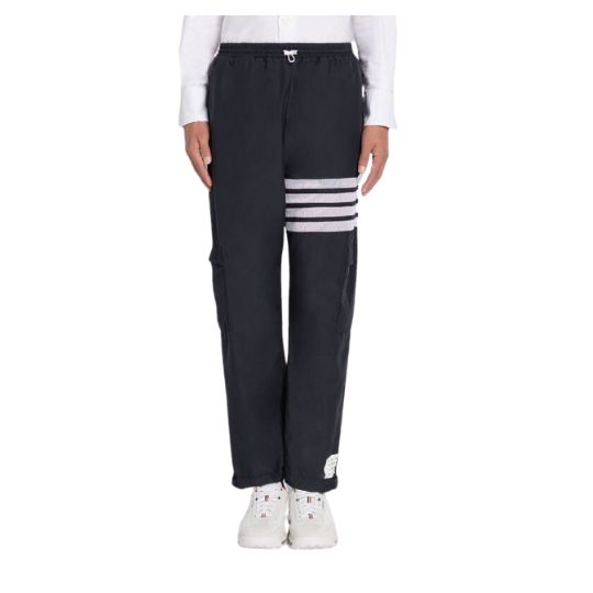 Mesh 4 Bar Stripe Packable Ripstop Track Pants 