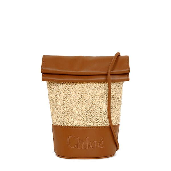 Tan Phone Pouch Shoulder Bag