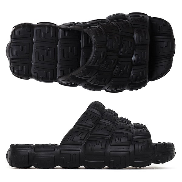 Black FF Cloud Slide Sandal