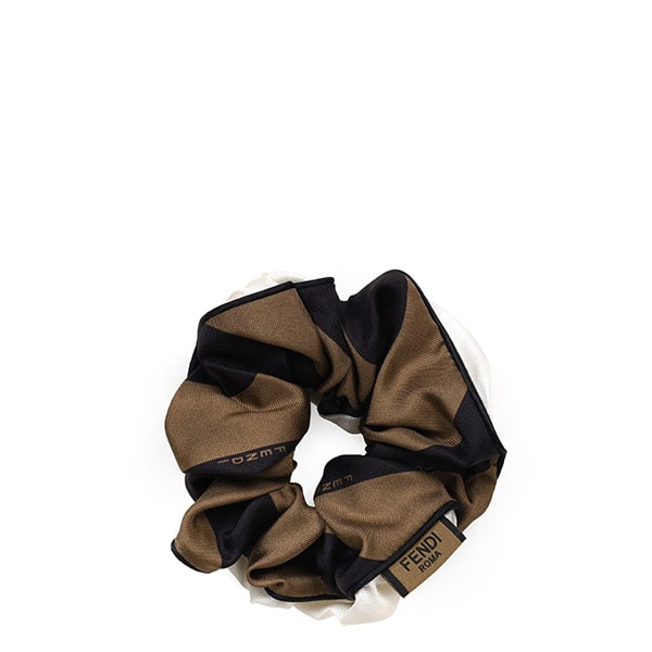 Brown Silk Hair Scrunch