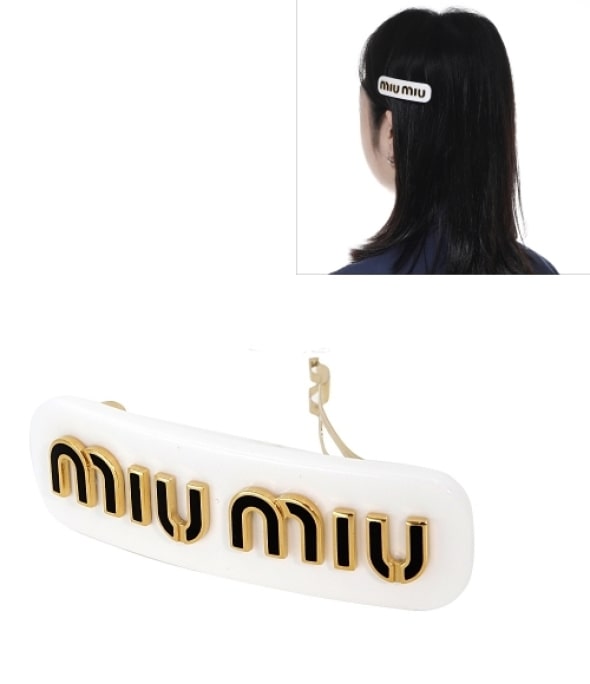 MIU MIU metal hair clip
