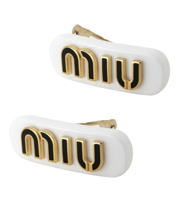 metal hair clip WHITE