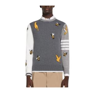 FUN-MIX BIRDS AND BEES CREW NECK PULLOVER