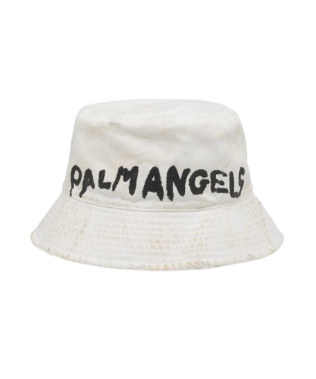 logo-print bucket hat