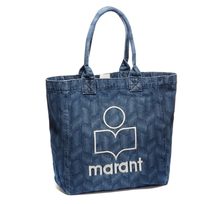 Yenki logo tote bag blue