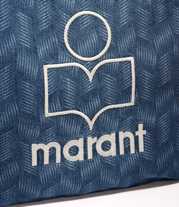 Yenki logo tote bag blue