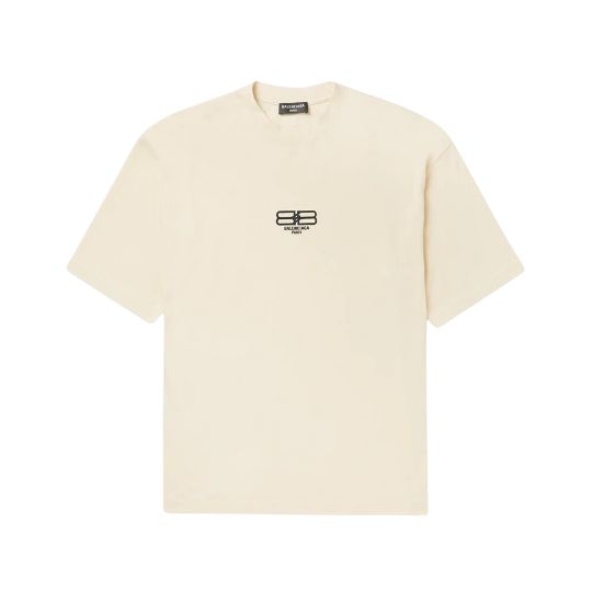 Embroidered Organic Cotton Jersey T-Shirt - Neutrals