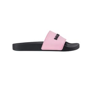 (W) Balenciaga Pool Slide Black Pink