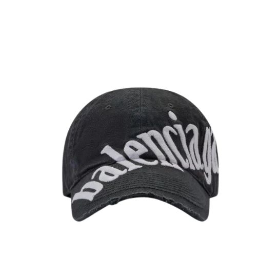 Men's Diagonal Ball Cap - Black 