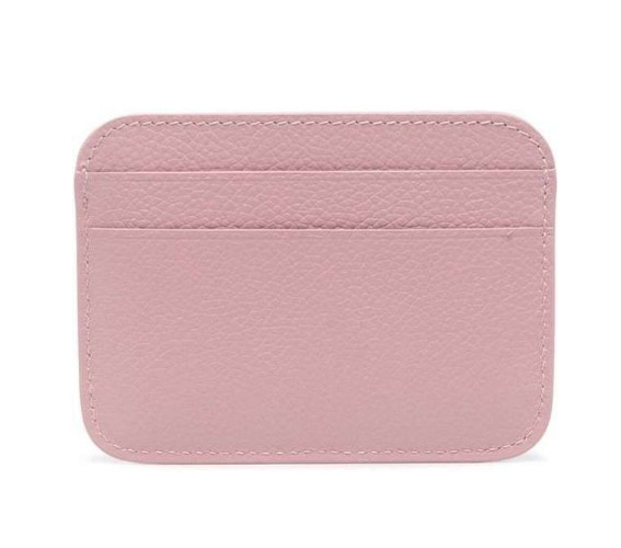 Cash Logo Leather Card Wallet