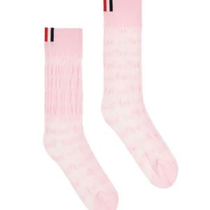 See-through Hector diagonal midcalf socks