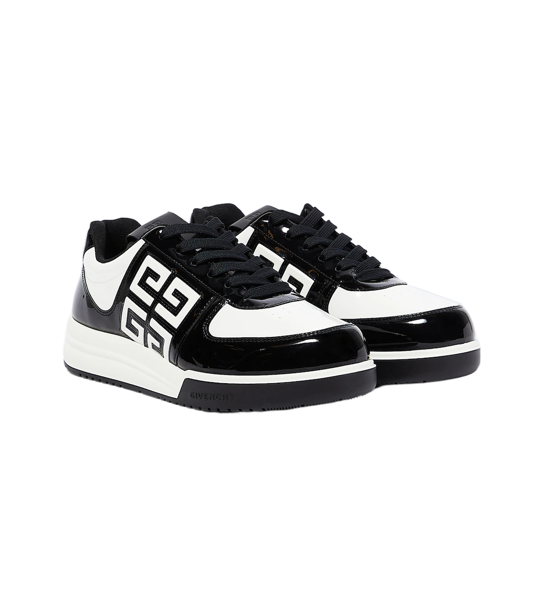 G4 patent leather sneakers