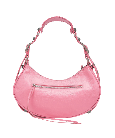 Women's small car gol shoulder bag - pink
