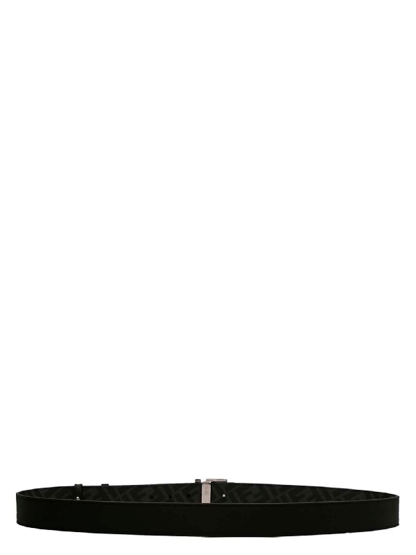 FF Buckle Reversible Leather Belt