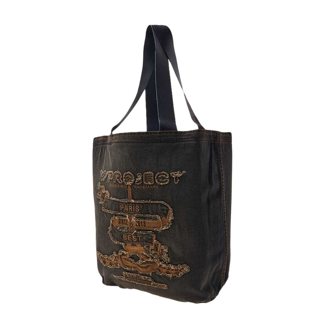Men's Logo Embroidery Tote Bag
