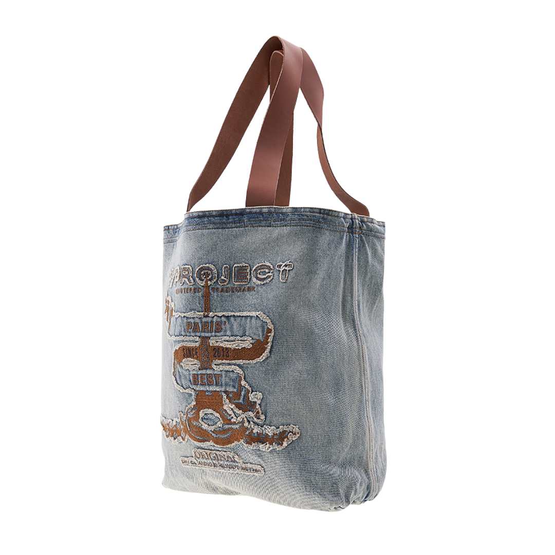 Men's Logo Embroidery Tote Bag