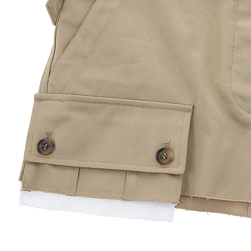 Chino mini skirt beige