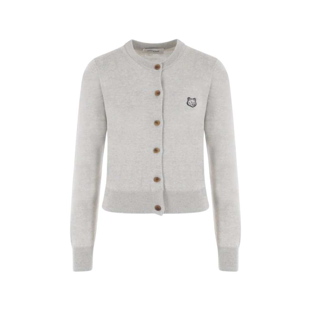 Foxhead patch regular cardigan