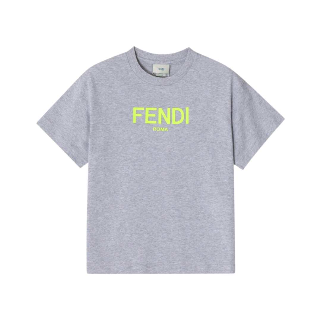 Logo Print Children's Short Sleeve T-Shirt Trend Mecca