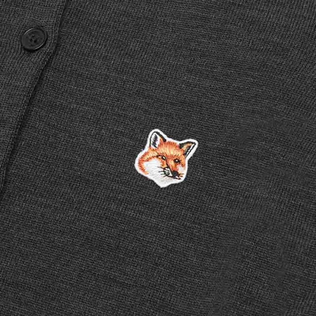 Fox Head Patch Adjusted R-Neck Cardigan