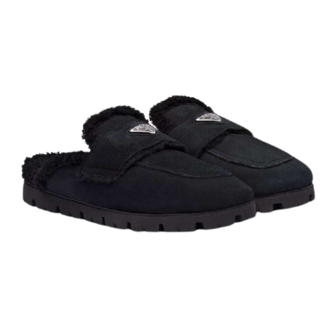 Shearling slippers